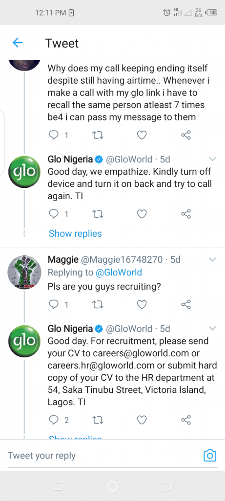 GLO Recruitment 2022