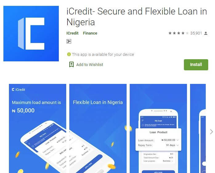 icredit loan app review