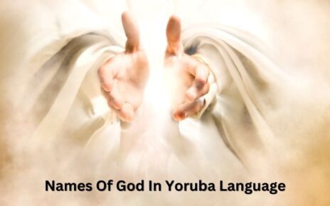 Names Of God In Yoruba Language